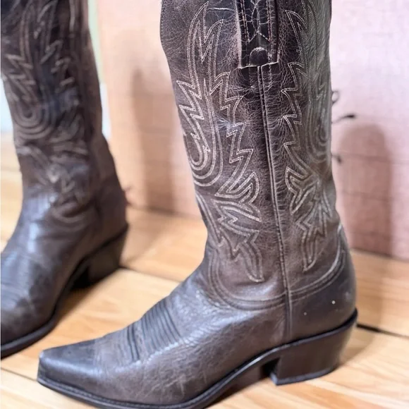 *New Price* Charlie 1 Horse/Lucchese Mad Dog Calf High Cowboy Western Boots Sz 7 - Picture 2 of 4